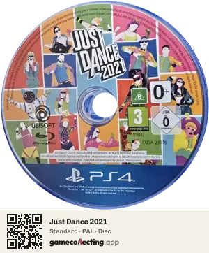 Just Dance 2021 PlayStation 4, PAL disc