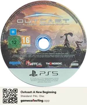 Outcast: A New Beginning PlayStation 5, PAL disc