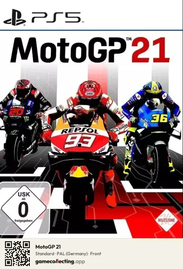 MotoGP 21 PlayStation 4, Germany box front