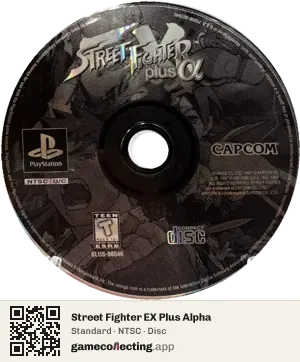 Street Fighter EX Plus Alpha PlayStation, NTSC disc