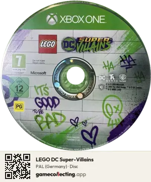 LEGO DC Super-Villains Xbox One, PAL disc