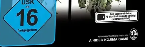 Metal Gear Solid HD Collection, the USK square on its front