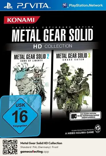 Metal Gear Solid HD Collection PlayStation Vita, Germany box front