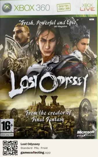 Lost Odyssey Xbox 360, PAL box front