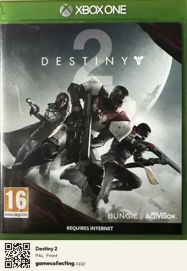 Destiny 2 Xbox One, PAL box front