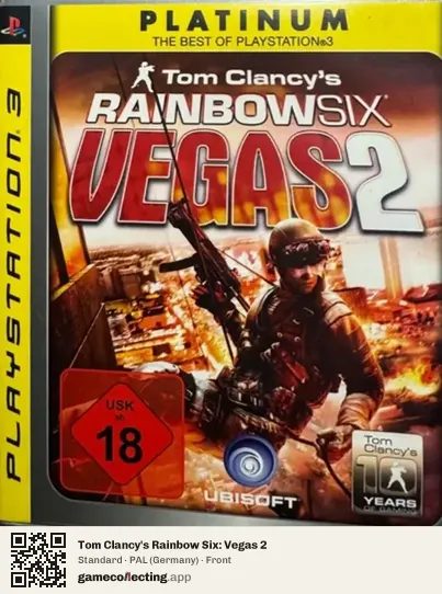 Tom Clancy's Rainbow Six: Vegas 2 PlayStation 3, Germany box front