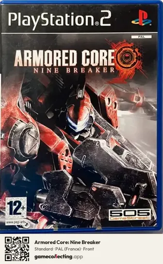 Armored Core: Nine Breaker PlayStation 2, France box front