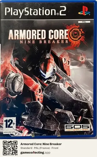 Armored Core: Nine Breaker PlayStation 2, France box front