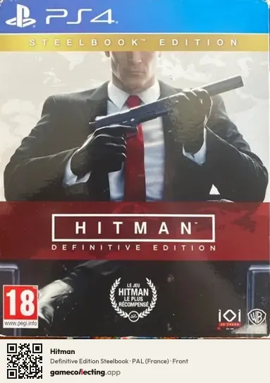 Hitman PlayStation 4, France box front