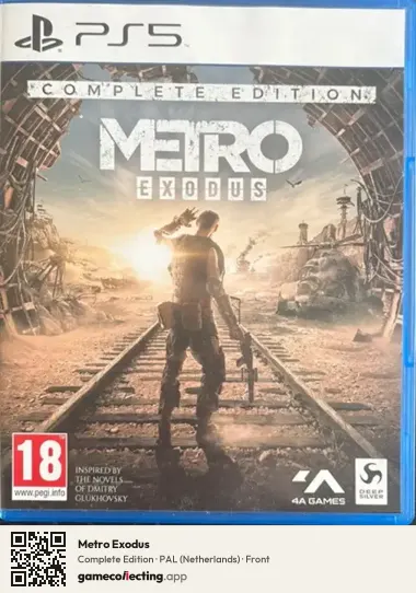 Metro Exodus PlayStation 5, Netherlands box front
