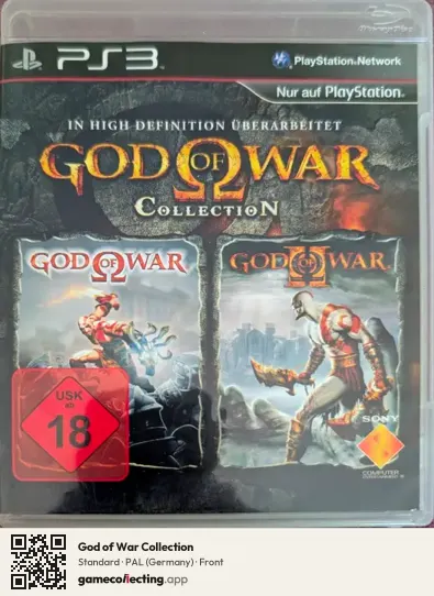God of War Collection PlayStation 3, Germany box front