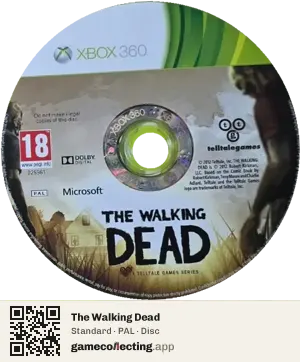 The Walking Dead Xbox 360, PAL disc