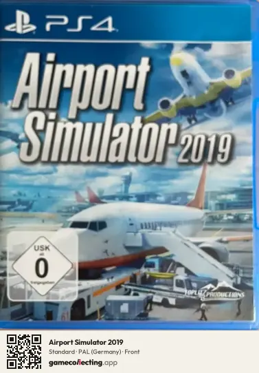 Airport Simulator 2019 PlayStation 4, Germany box front