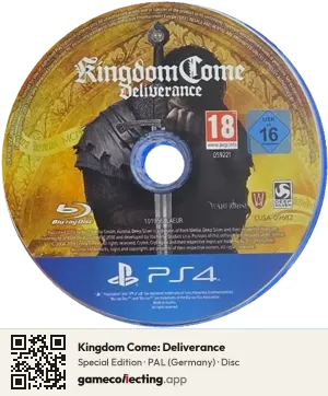 Kingdom Come: Deliverance PlayStation 4, PAL disc