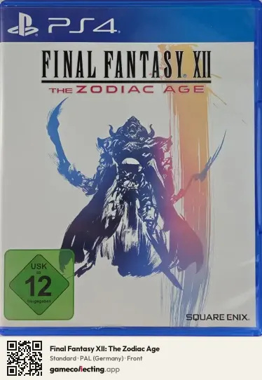 Final Fantasy XII: The Zodiac Age PlayStation 4, Germany box front
