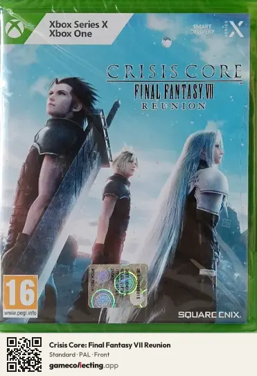 Crisis Core: Final Fantasy VII Reunion Xbox One, PAL box front