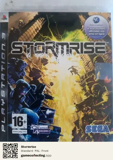 Stormrise PlayStation 3, PAL box front