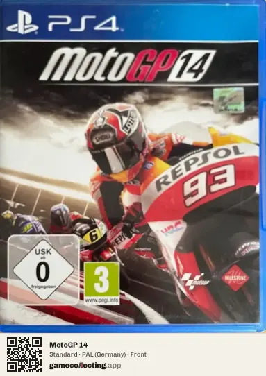 MotoGP 14 PlayStation 4, Germany box front