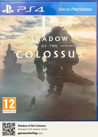 Shadow of the Colossus PlayStation 4, Spain box front