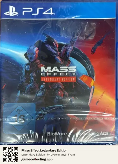 Mass Effect Legendary Edition PlayStation 4, Germany box front