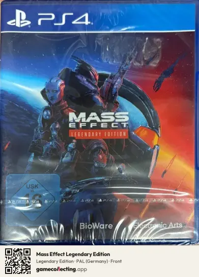 Mass Effect Legendary Edition PlayStation 4, Germany box front