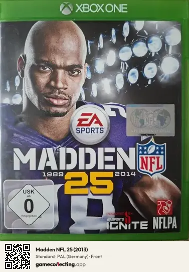 Madden NFL 25 (2013) Xbox One, Germany box front