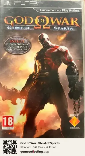 God of War: Ghost of Sparta PlayStation Portable, France box front