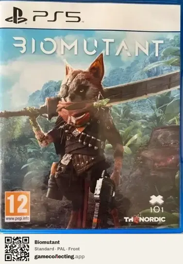 Biomutant PlayStation 5, PAL box front