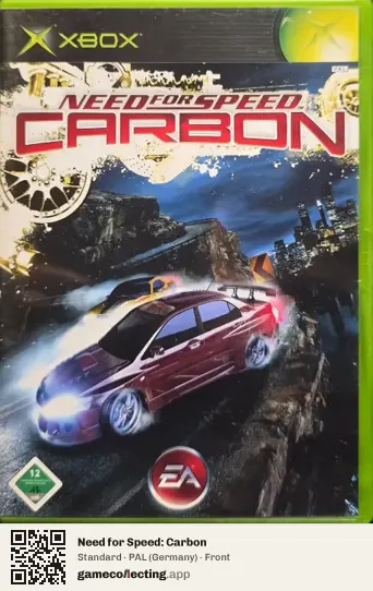 Need for Speed: Carbon Xbox, Germany box front