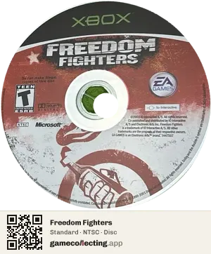 Freedom Fighters Xbox, NTSC disc