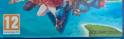 Trials of Mana, the PEGI square on its front