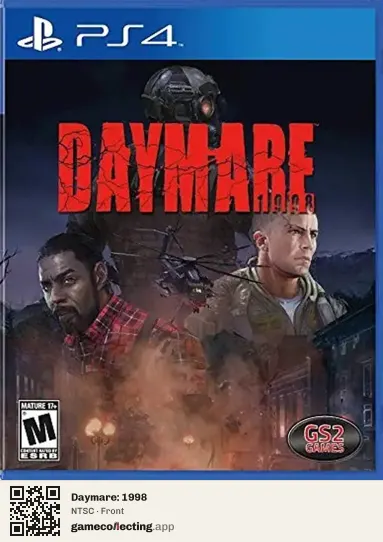 Daymare: 1998 PlayStation 4, NTSC box front