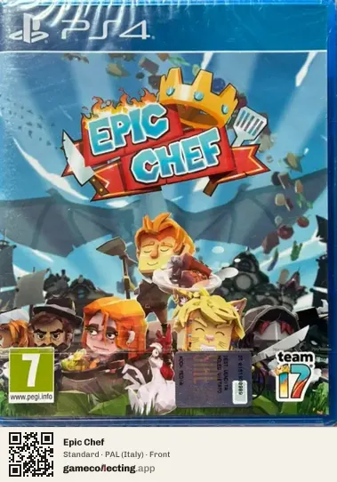 Epic Chef PlayStation 4, Italy box front