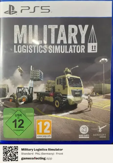 Military Logistics Simulator PlayStation 5, Germany box front