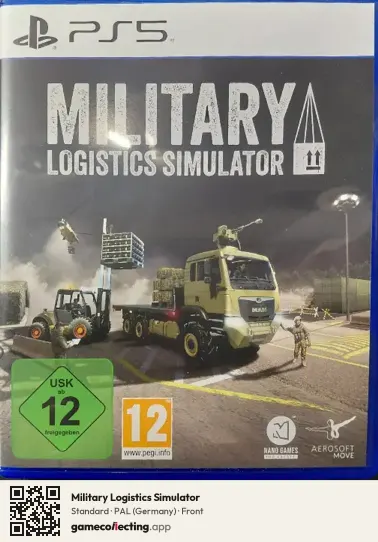 Military Logistics Simulator PlayStation 5, Germany box front