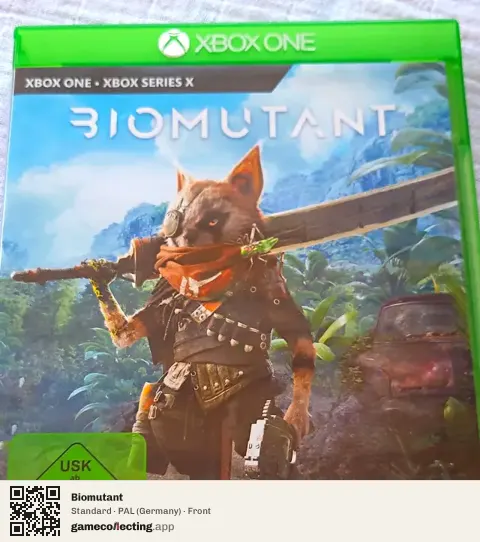 Biomutant Xbox One, Germany box front