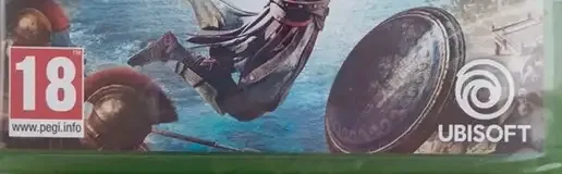 Assassin's Creed Odyssey, the PEGI square on its front