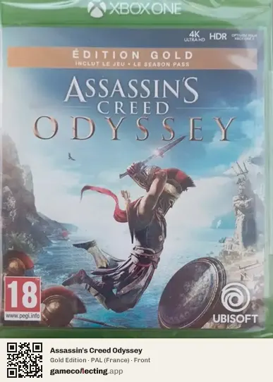 Assassin's Creed Odyssey Xbox One, France box front
