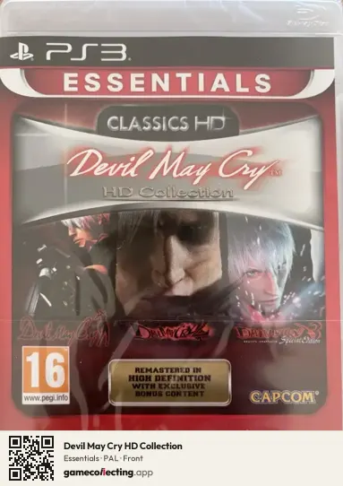 Devil May Cry HD Collection PlayStation 3, PAL box front