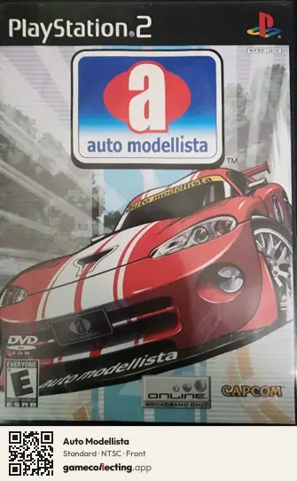 Auto Modellista PlayStation 2, NTSC box front
