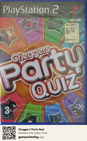 Cheggers' Party Quiz PlayStation 2, Italy box front