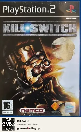 Kill.Switch PlayStation 2, PAL box front