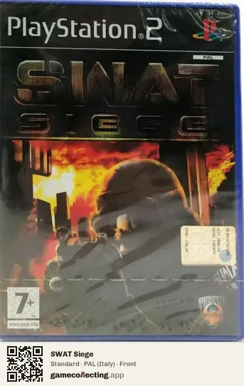SWAT Siege PlayStation 2, Italy box front