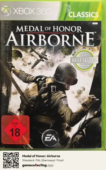 Medal of Honor: Airborne Xbox 360, Germany box front