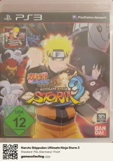 Naruto Shippuden: Ultimate Ninja Storm 3 PlayStation 3, Germany box front