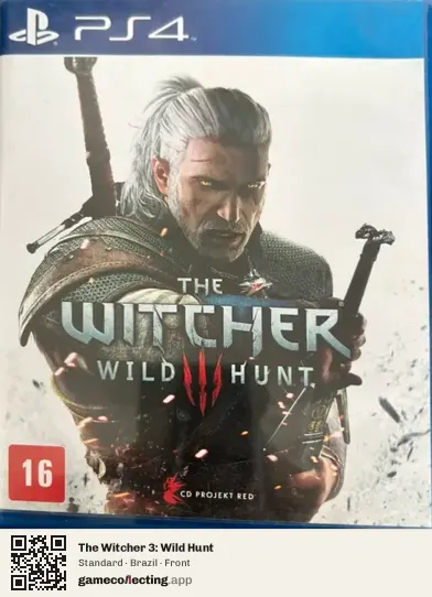 The Witcher 3: Wild Hunt PlayStation 4, Brazil box front