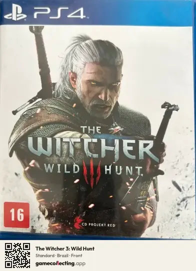 The Witcher 3: Wild Hunt PlayStation 4, Brazil box front