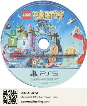 LEGO Party! PlayStation 5, PAL disc