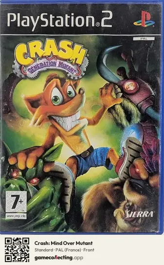 Crash: Mind Over Mutant PlayStation 2, France box front