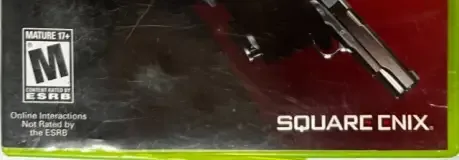 Hitman: Absolution, the ESRB box on its front